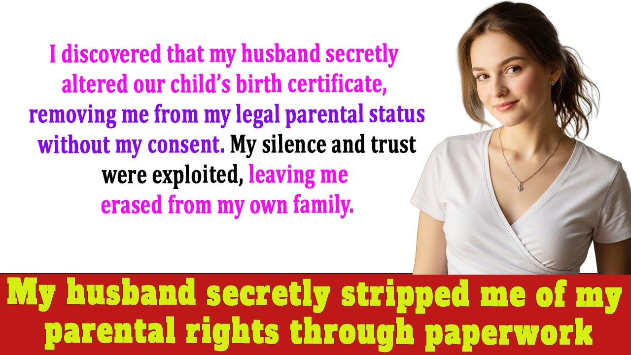 My Husband Transferred Our Child’s Birth Certificate Without My Consent