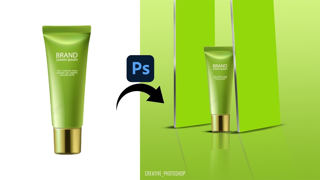 How to do a simple product poster | Photoshop | Under 5 mins | Step by step