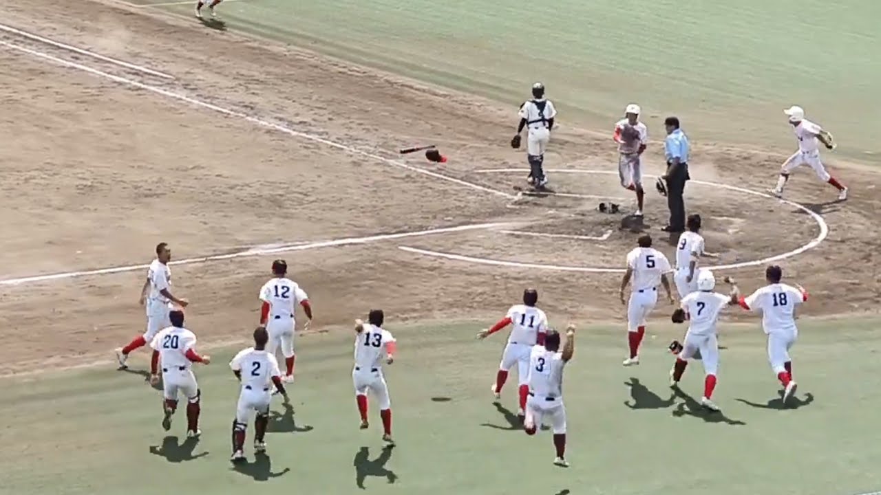サヨナラ勝ちの瞬間！第106回全国高等学校野球選手権愛媛大会 聖カタリナ学園高等学校 vs 愛媛県立今治西高等学校3