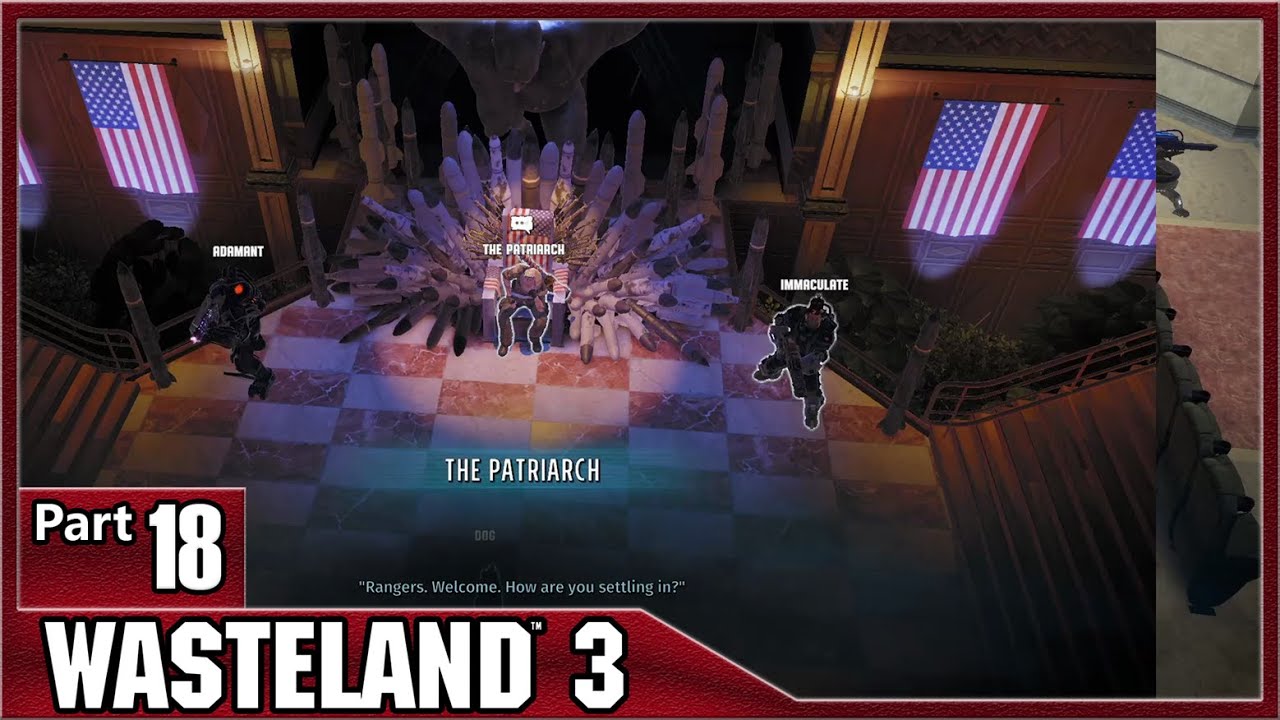 Wasteland 3, Part 18 / The Patriarch Palace, Gideon Reyes, Lords of War Broadmoor Heights Statue