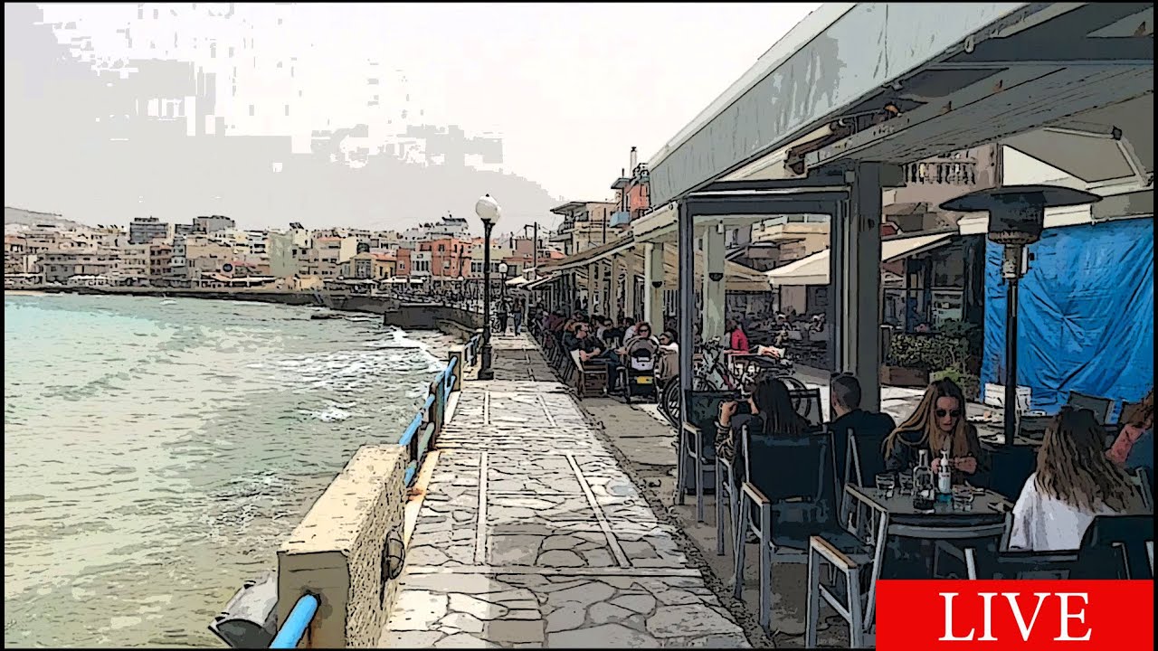 🔴 Live from Chania, Crete: Walking Tour in Greece 2022 🇬🇷 #Chania #Crete