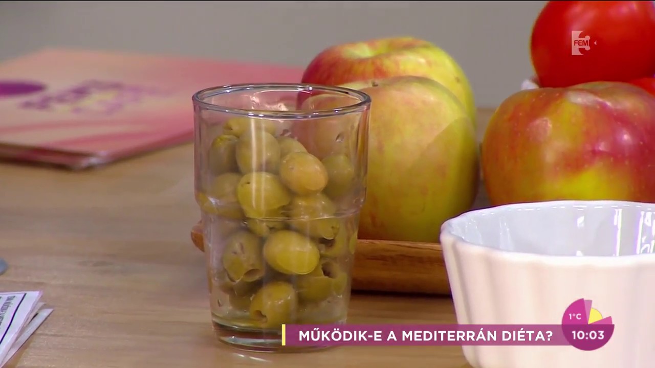 A mediterrán étrend csökkenti a szív- és érrendszeri megbetegedések kockázatát - tv2.hu/fem3cafe