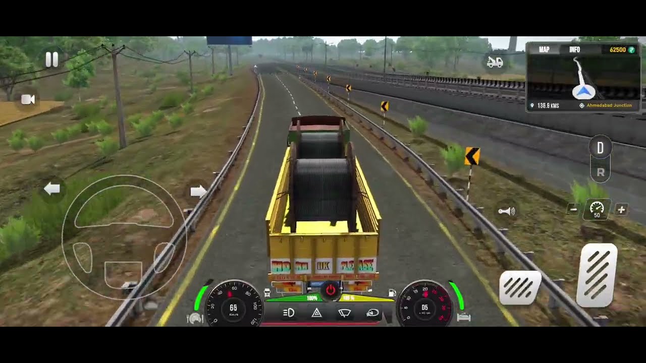 Ahemdabad To Rajkot Truck Driving | #trucksimulator #gaming 