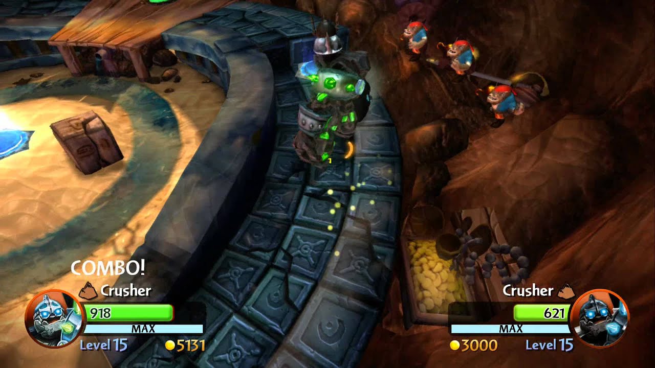 SKYLANDERS GIANTS CRUSHER VS GRANITE CRUSHER PART 2