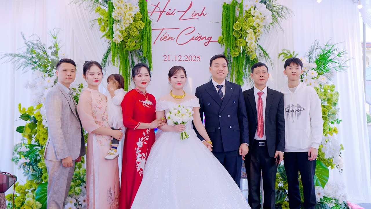 Lễ Vu Quy Tiến Cường Hải Linh 21-12-2025 Xóm Bắc Yên Mô Ninh Bình