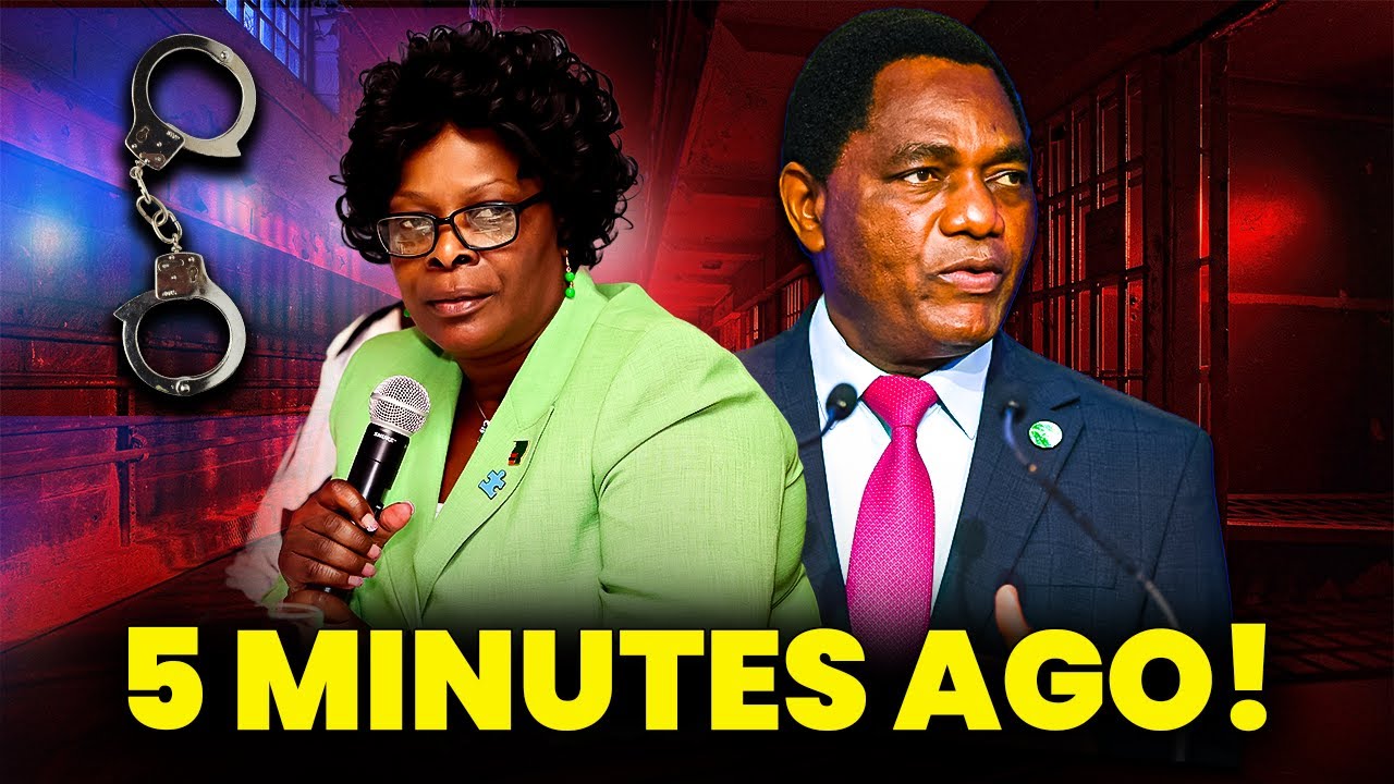 Shocking: The wife of the Zambian President Has Just Been Arrested Again