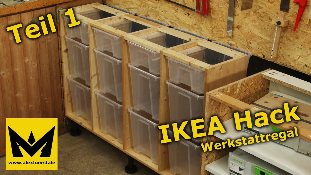 IKEA Hack - Werkstattregal aus SAMLA Boxen - Teil 1