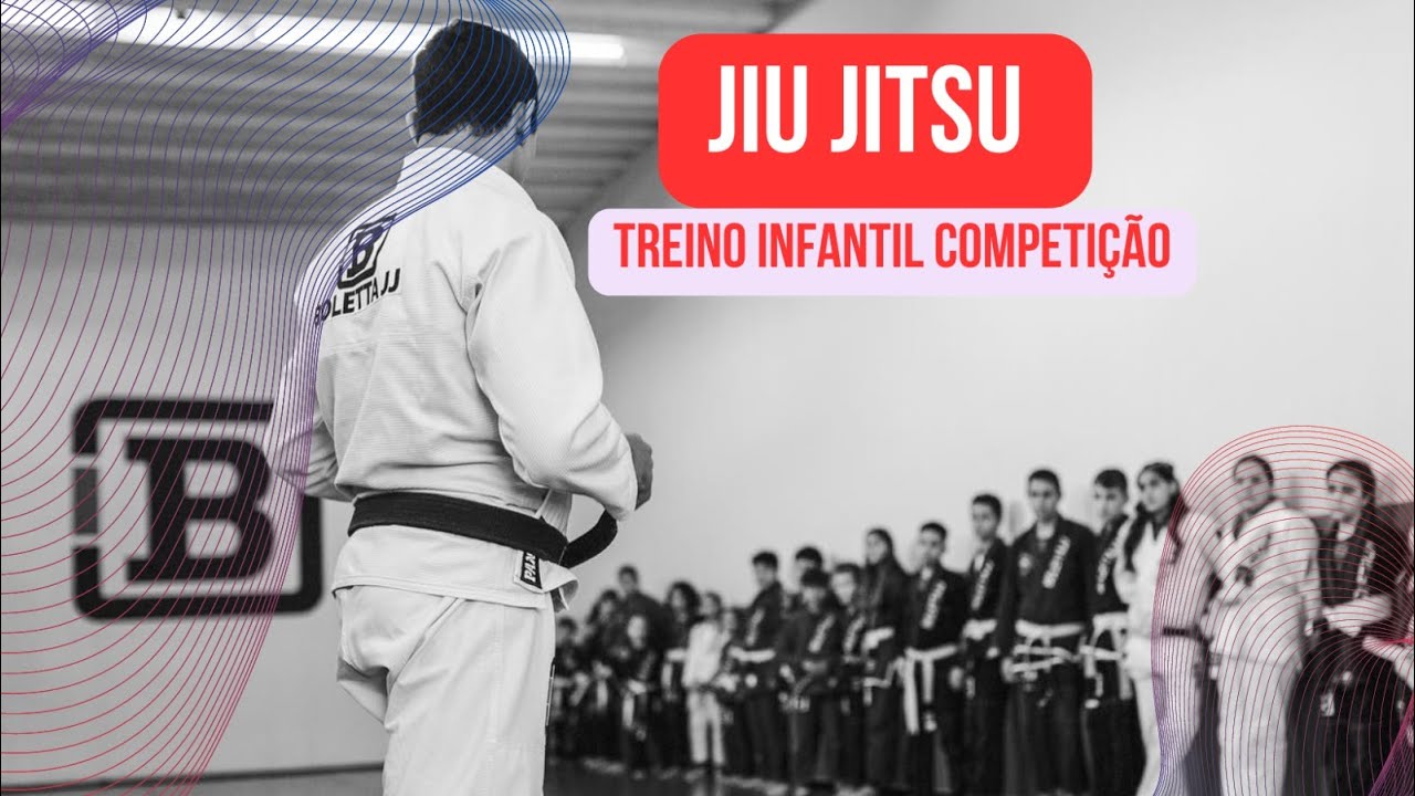 Treino jiu jitsu infantil  competição
