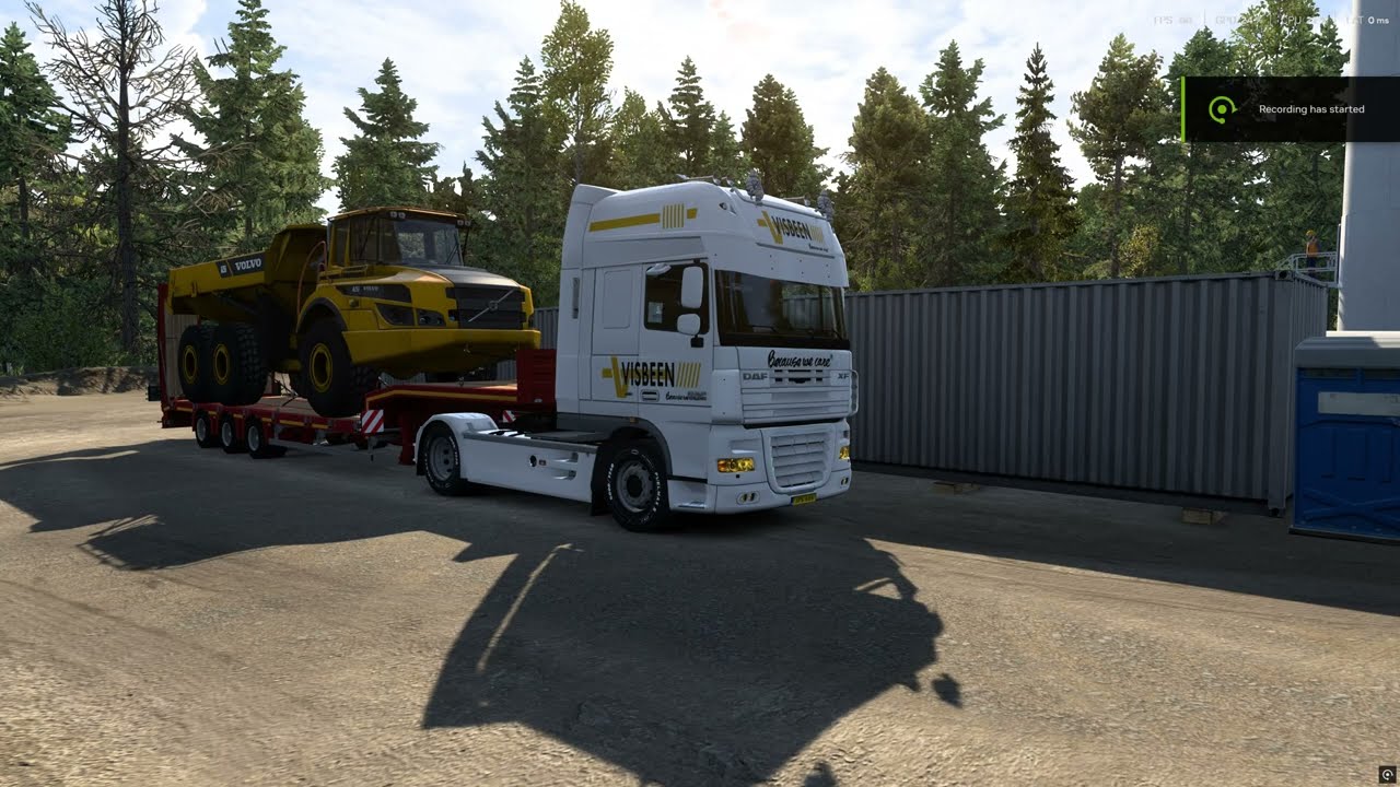 Euro Truck Simulator 2 1.57 - Daf XF - Skellefteå (SE) to Mo i Rana (NO) - 4K UHD