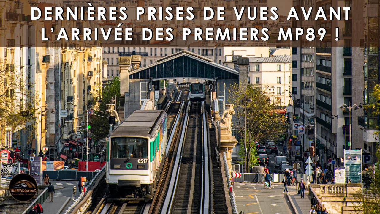 Dernières prises de vues sur la ligne 6 avant l'arrivée des premiers MP89 sur la ligne !