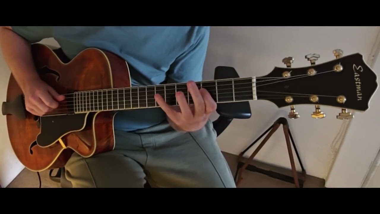 Blue Bossa Jazz Impro with Eastman AR805CE