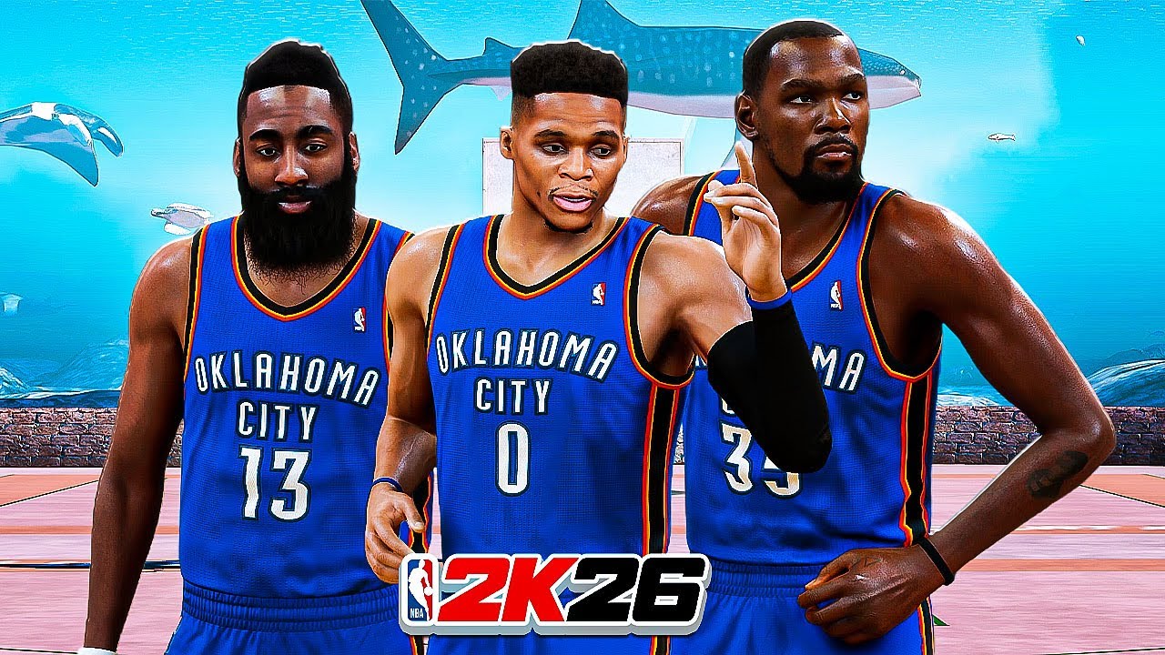 TAKING WESTBROOK, KD & HARDEN TO THE PARK IN NBA 2K26! RANDOMS DON’T STAND A CHANCE!