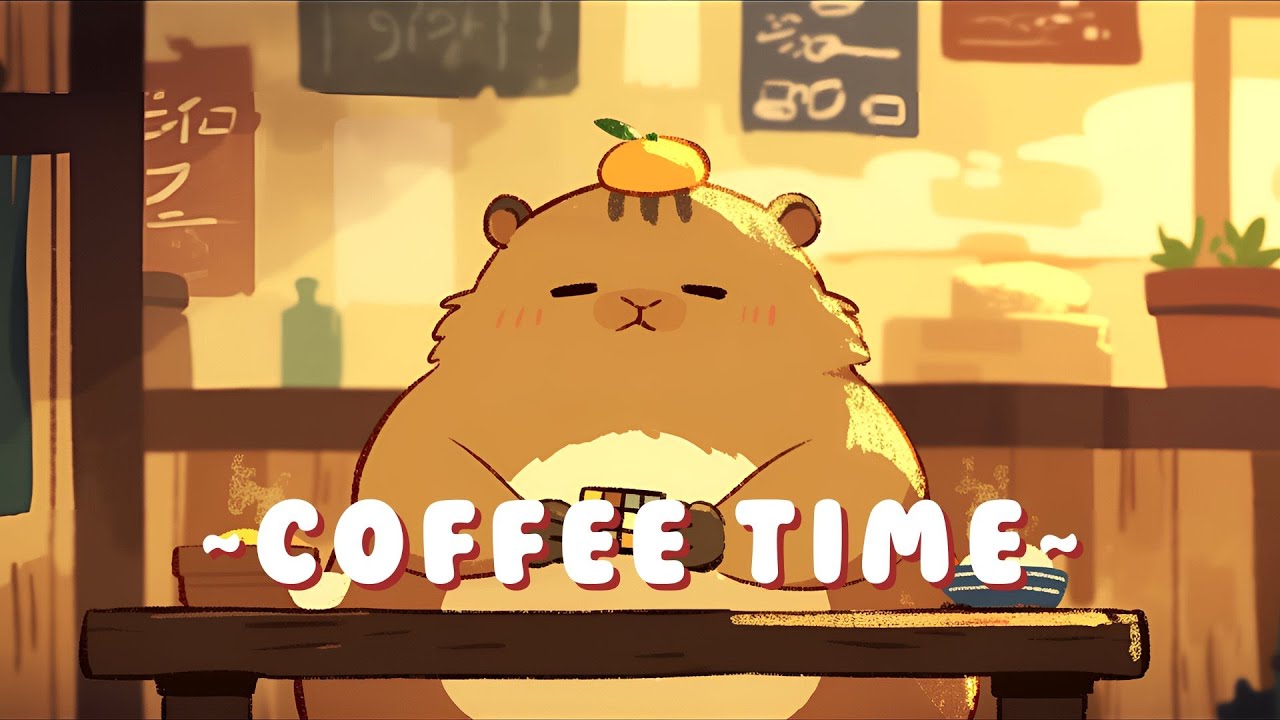 Capybara Lofi Zone - Calm Music for Focus & Study ~ Soothing Ambiance ~ 🌸 ☕