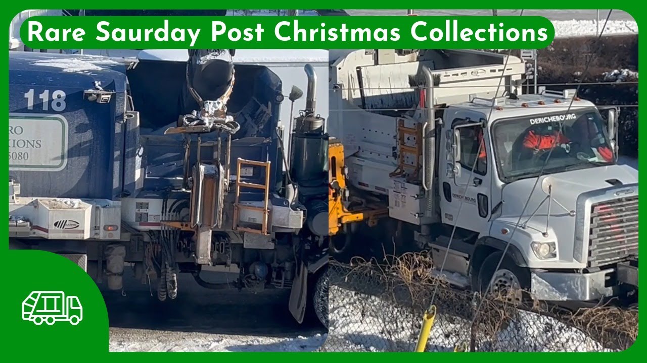 Rare Saturday Post Christmas Garbage & Recycling Collections
