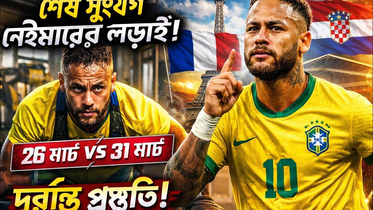 রদ্রিগোর ইনজুরির পর নেইমার ব্রাজিলে ফেড়ার জন্য যা করতেছে।Neymar Comeback Brazil National Team March