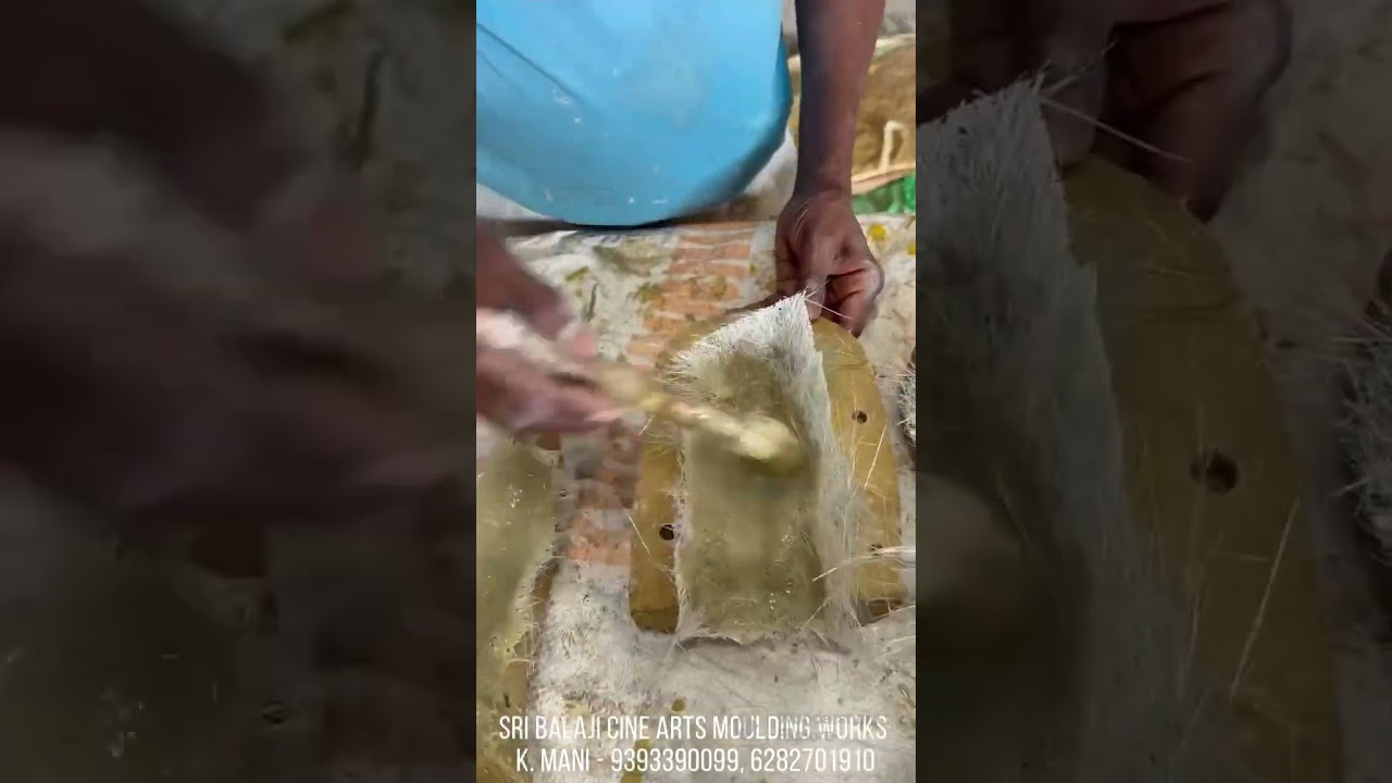 Making 🦁 lion statue in fiber #sbca #statue #youtubeshorts #fiber #lion