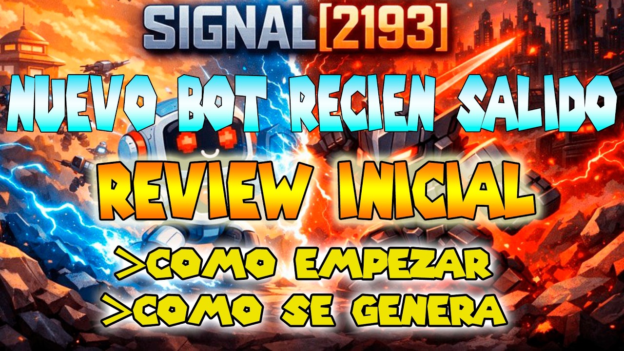 🧐REVIEW INICIAL | NUEVO BOT DE TELEGRAM | SIGNAL 2193