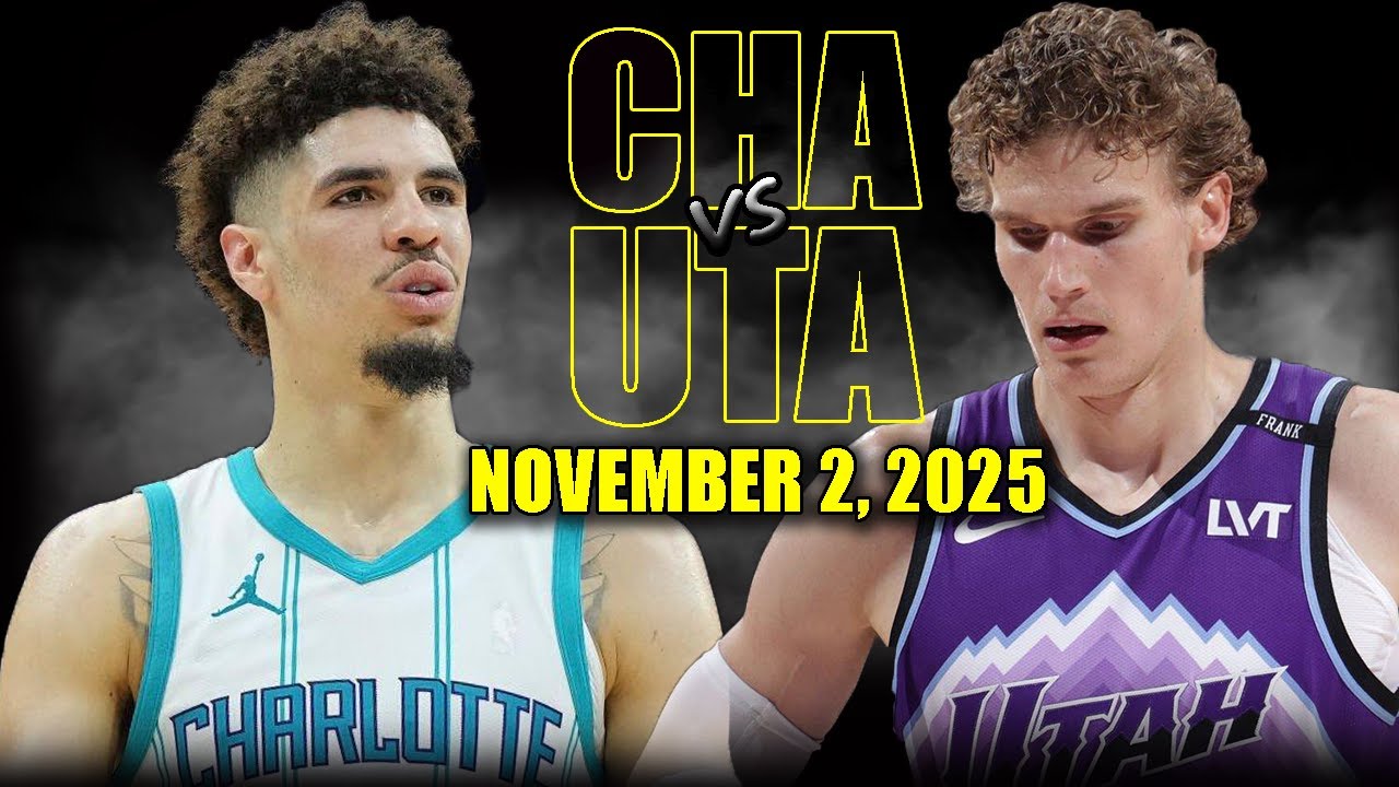 Utah Jazz vs Charlotte Hornets Full Game Highlights - November 2, 2025 | NBA Season