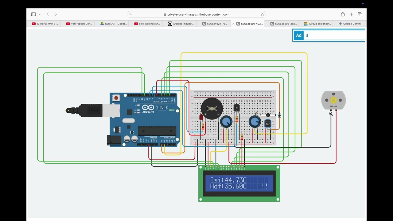 Arduino ile Kuluçka Makinesi Simülasyon Projesi
