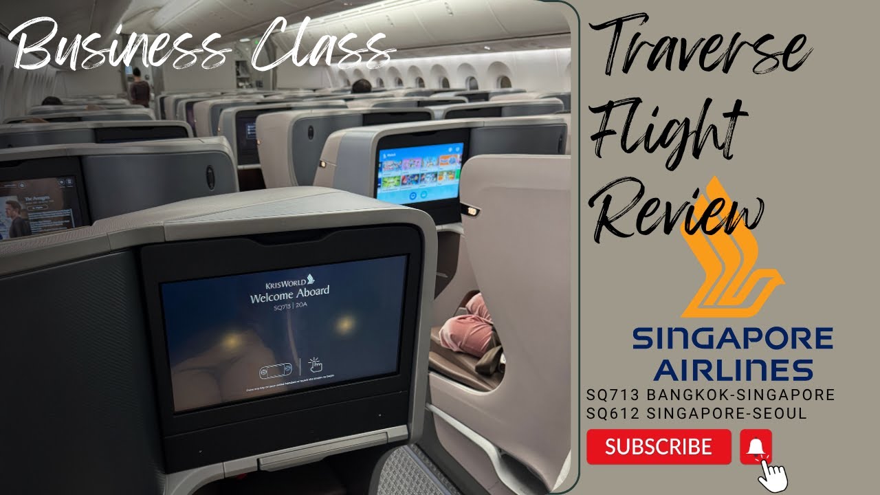 Singapore Airlines Regional Business Class Review 787-10 & A350-900