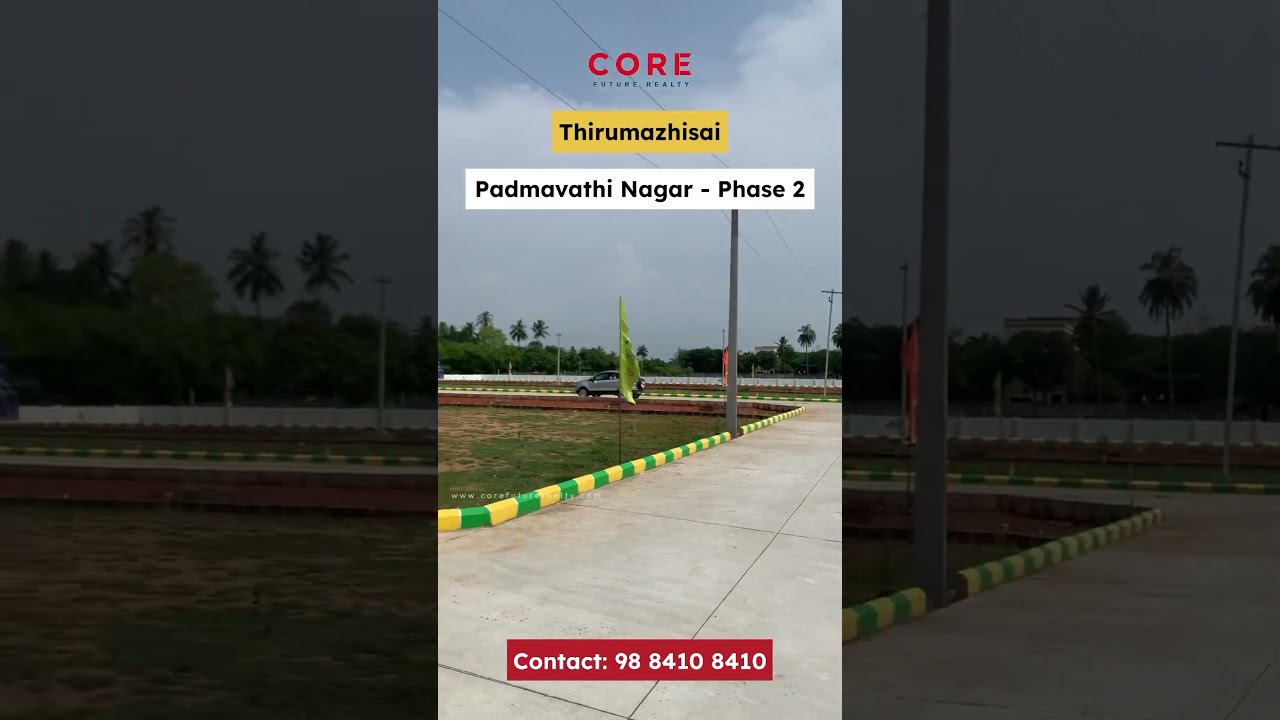 🏡 CMDA Approved Plots in Chennai, Thirumazhisai | Just 5 Mins From Bangalore Highway 🚀