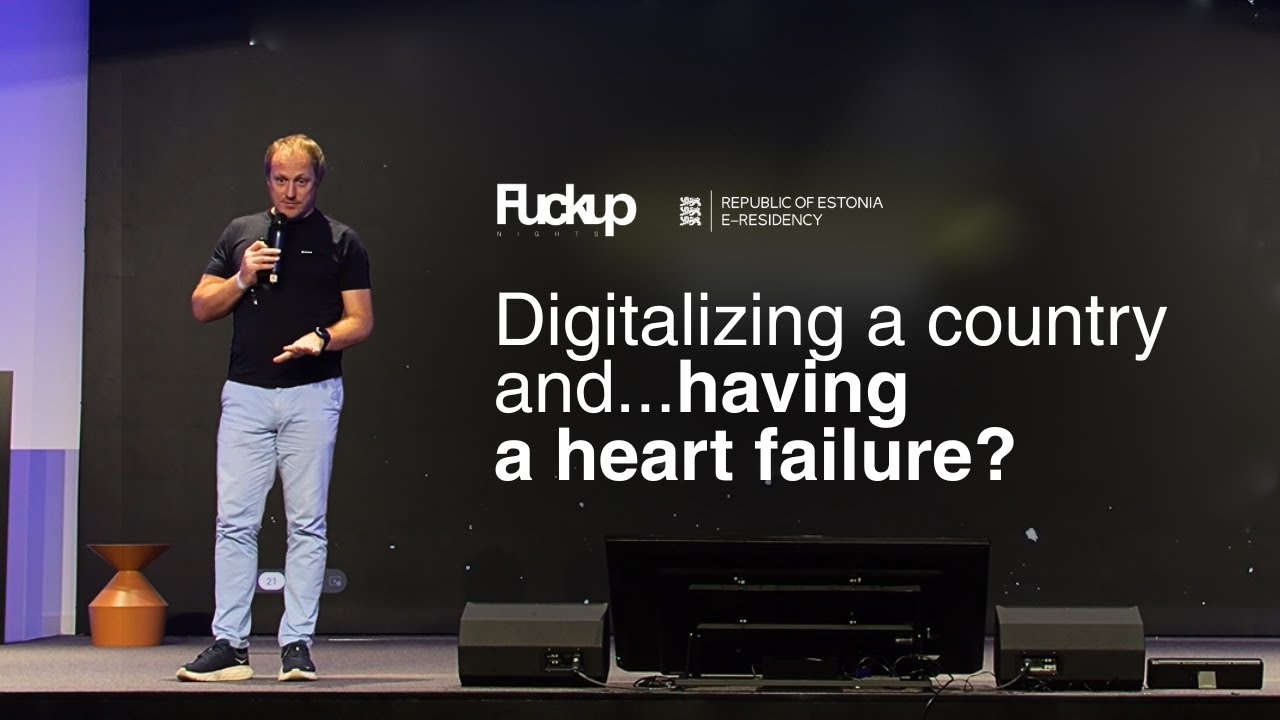 Taavi Kotka on his biggest F*CKUP | Fuckup Nights by e-Estonia