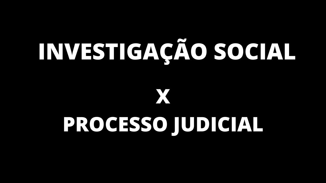 INVESTIGAÇÃO SOCIAL / PROCESSO CRIMINAL / INQUÉRITO EM CURSO - ELIMINAÇÃO NA INVESTIGAÇÃO SOCIAL
