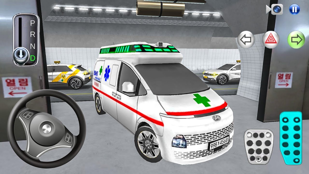 New Ambulance Van Hyundai Staria Emergency Exit - 3D Driving Class - Best Android ios Gameplay 2025
