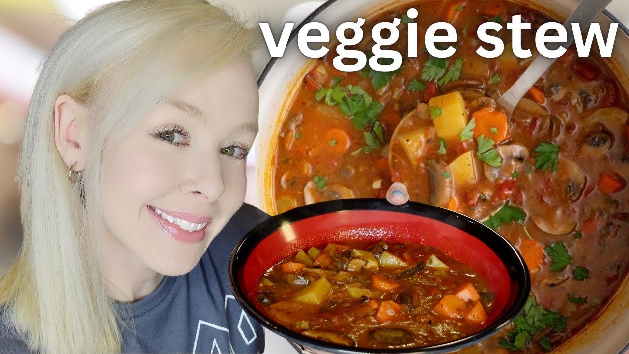 Homemade Hearty Vegetable Stew | #cooking & #eating 