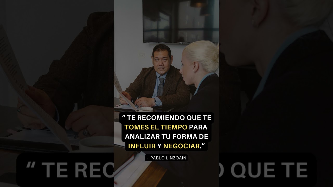 T&oacute;mate Tu Tiempo #linzoain #nuncatemasnegociar #cursosdenegociaci&oacute;n