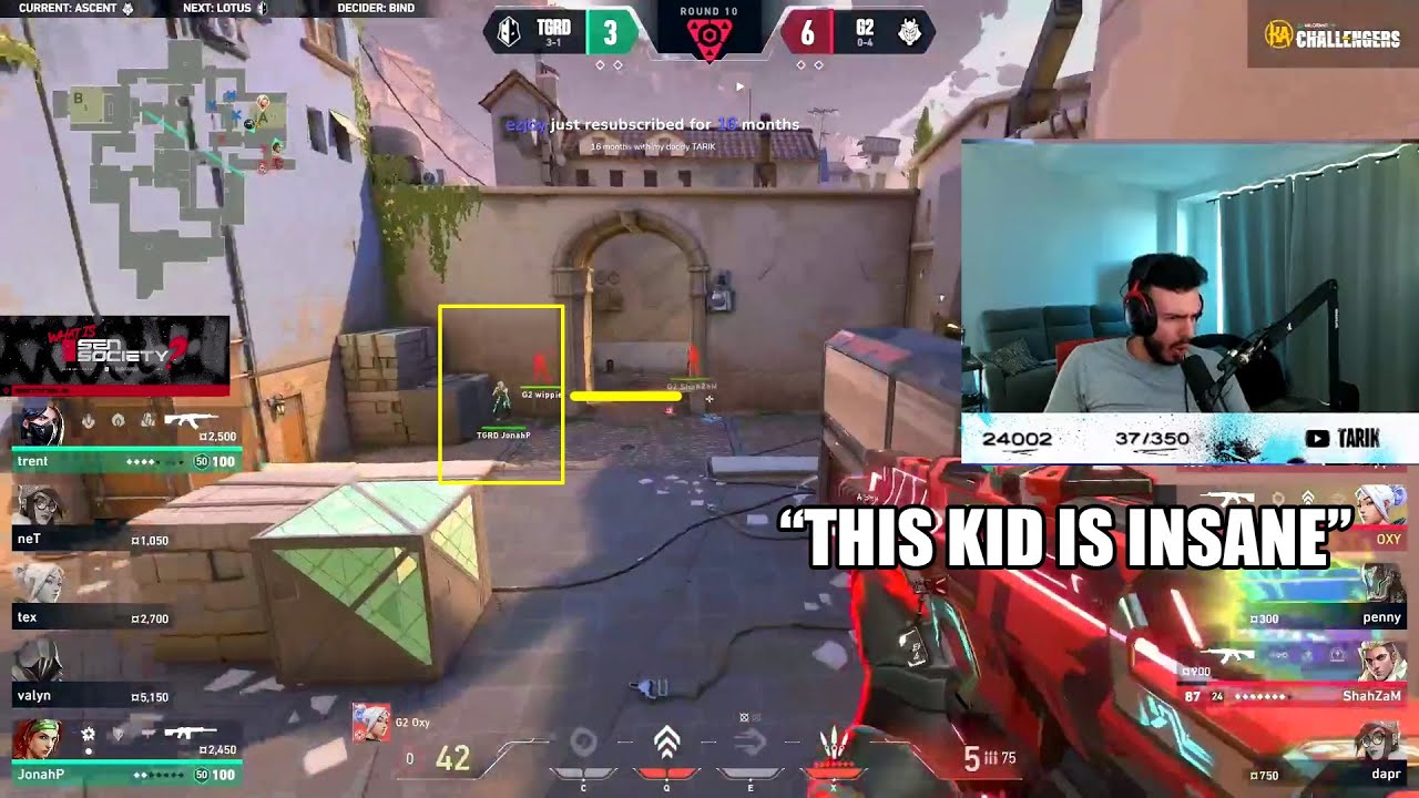 Tarik Reacts To INSANE Flick By G2 LFT OXY 4k Vs The GUARD | Challengers League: North America