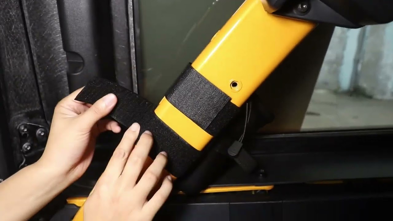 RT-TCZ Bandage Roll Bar Fire Extinguisher Holder  For Jeep Wrangler CJ YJ TJ JK JL JT & Unlimited