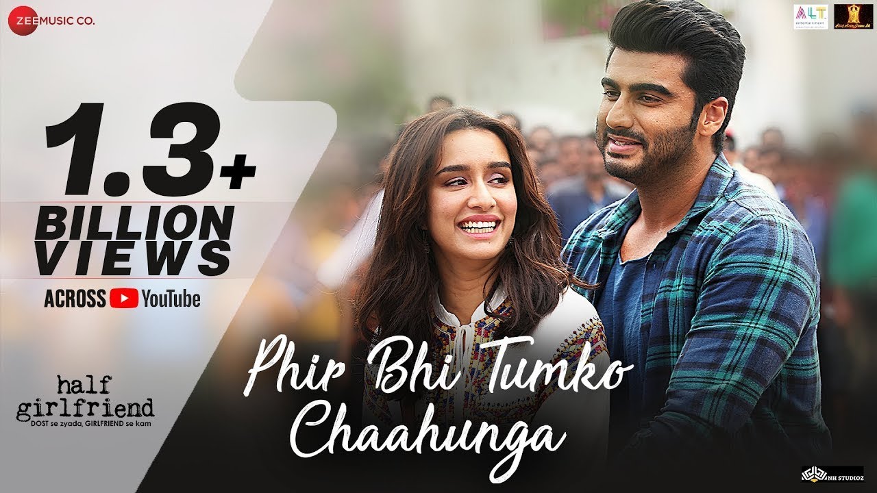 Phir Bhi Tumko Chaahunga | Arijit Singh | Arjun Kapoor, Shraddha Kapoor | Mithoon, Manoj Muntashir