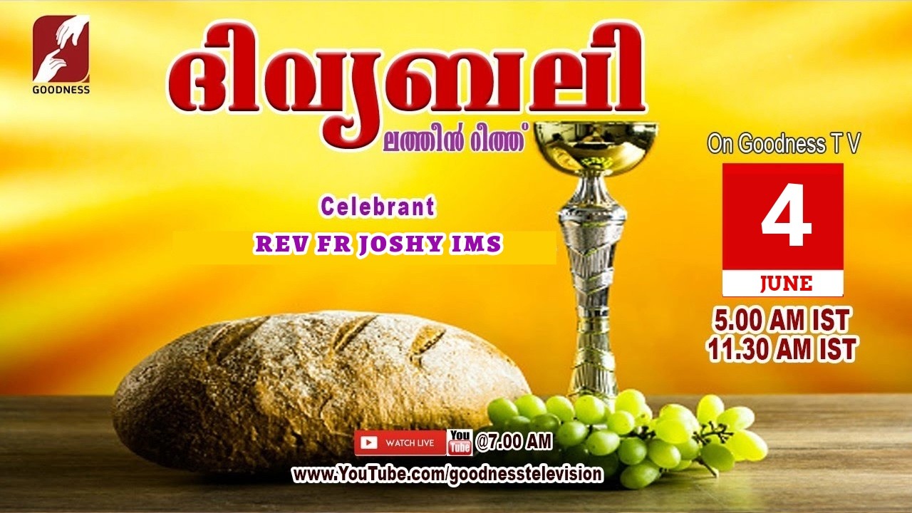 HOLY MASS MALAYALAM 04 JUNE 2026 | LATIN MASS | REV FR JOSHI IMS |TODAY LIVE MASS |GOODNESS TV