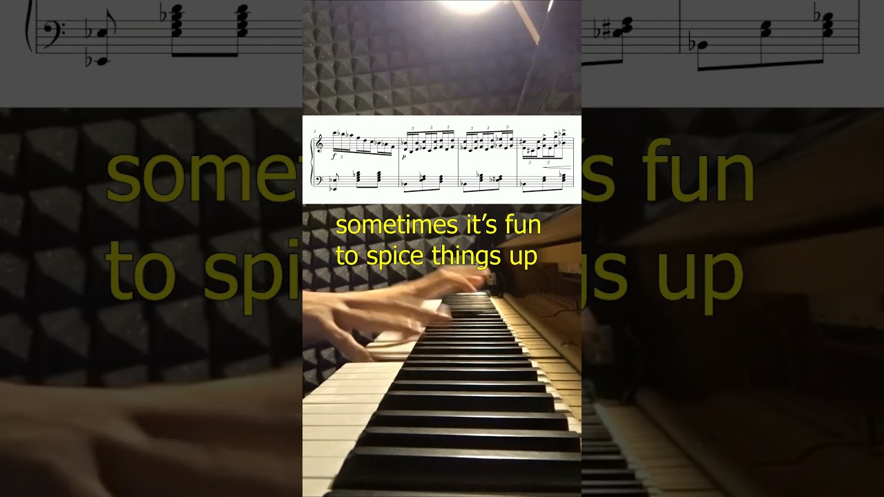 fortissimo octaves and again 