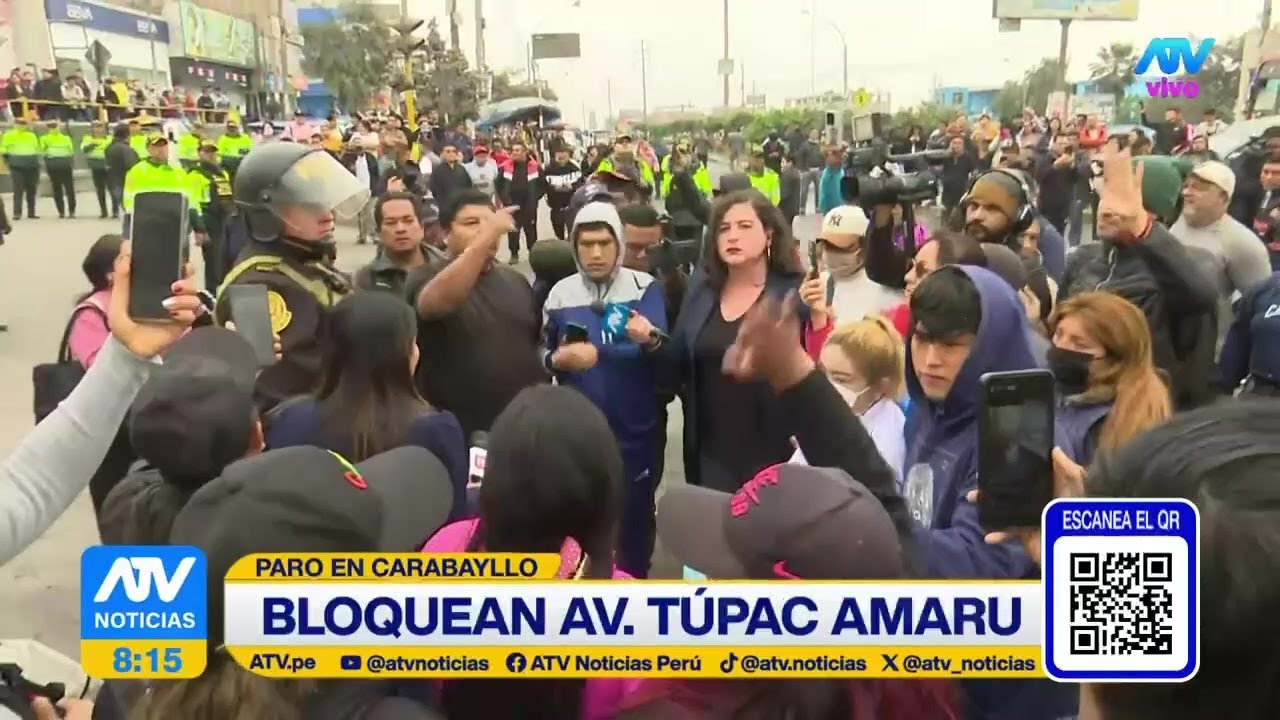 Carabayllo: Transportistas y policías llegan a un acuerdo para detener enfrentamientos