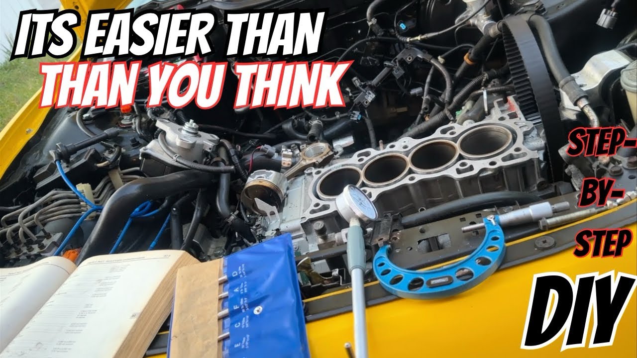 HOW-TO Rebuild Your Honda or Acura Engine INSIDE your car!