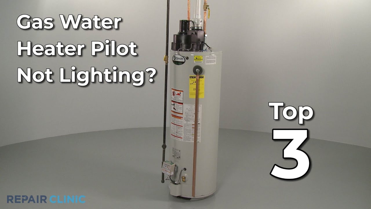 Gas Water Heater Pilot Not Lighting? &mdash; Gas Water Heater Troubleshooting