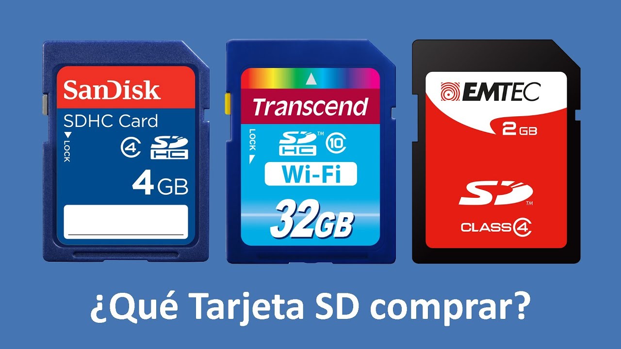 Guía para comprar tarjeta de memoria SD