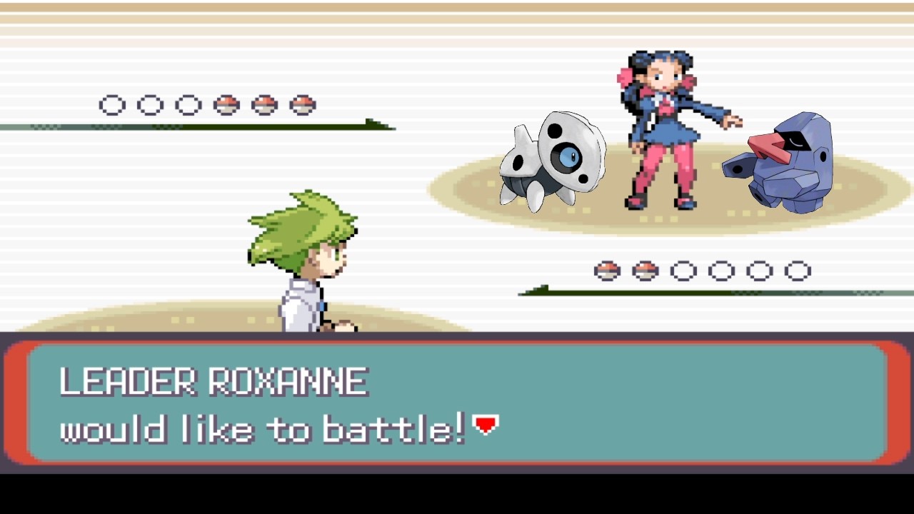 Pokemon Wally Quest - Leader Roxanne