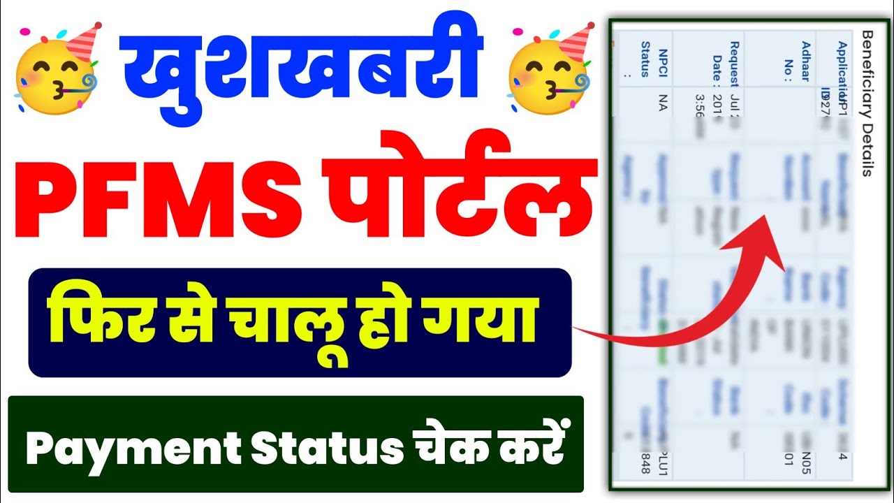 pfms par balance kaise check kare | Pfmsdbt status check problem | pfms payment status check kare 