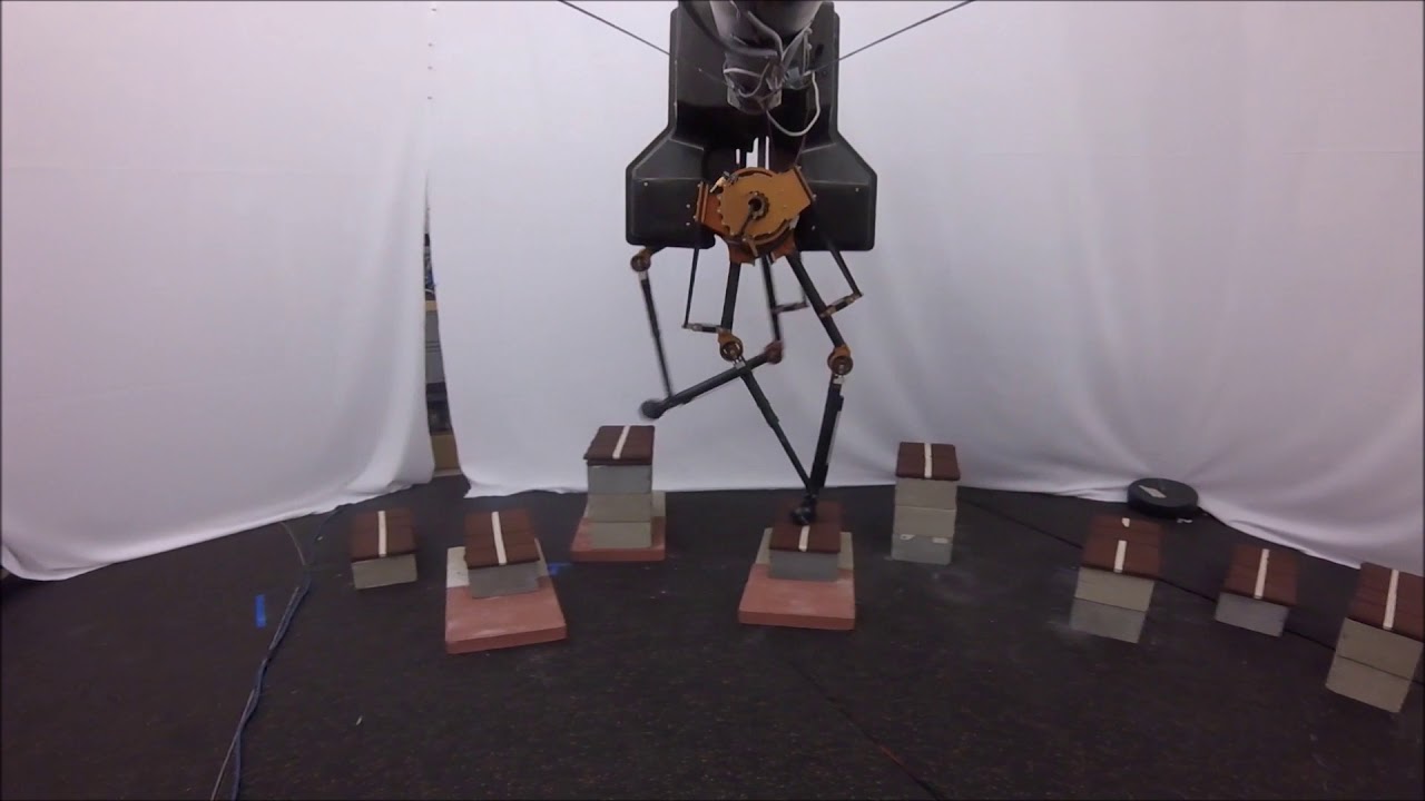 Dynamic Bipedal Locomotion over Stochastic Discrete Terrain