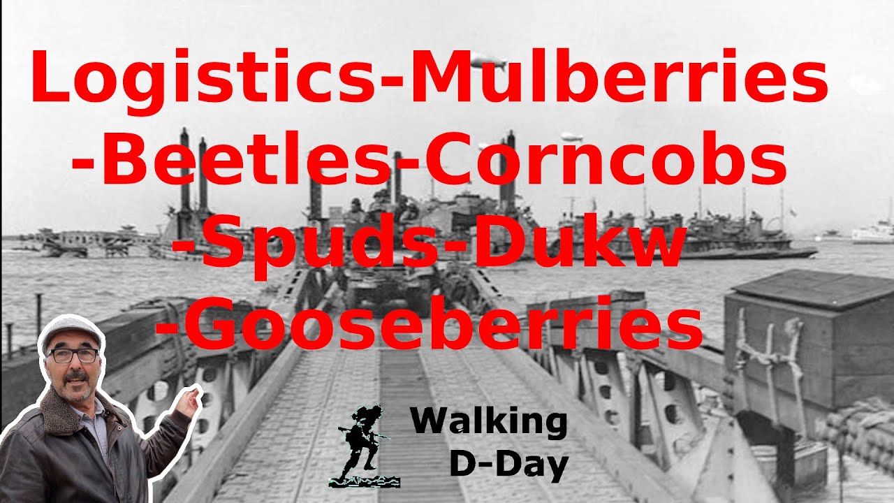 D-Day LOGISTICS . Before and after. Logistics is everything.