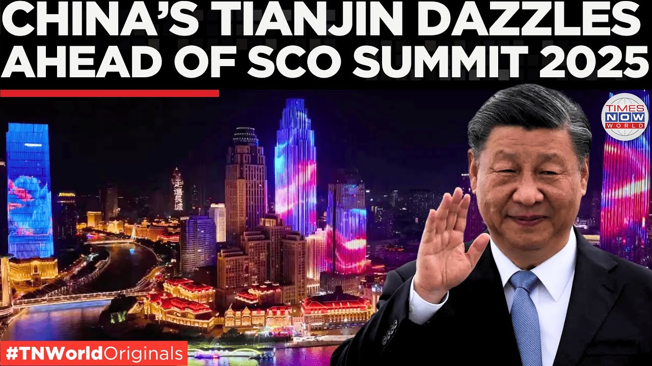 Tianjin Dazzles with Night of Haihe Light Show Ahead of SCO Summit 2025 | Times Now World