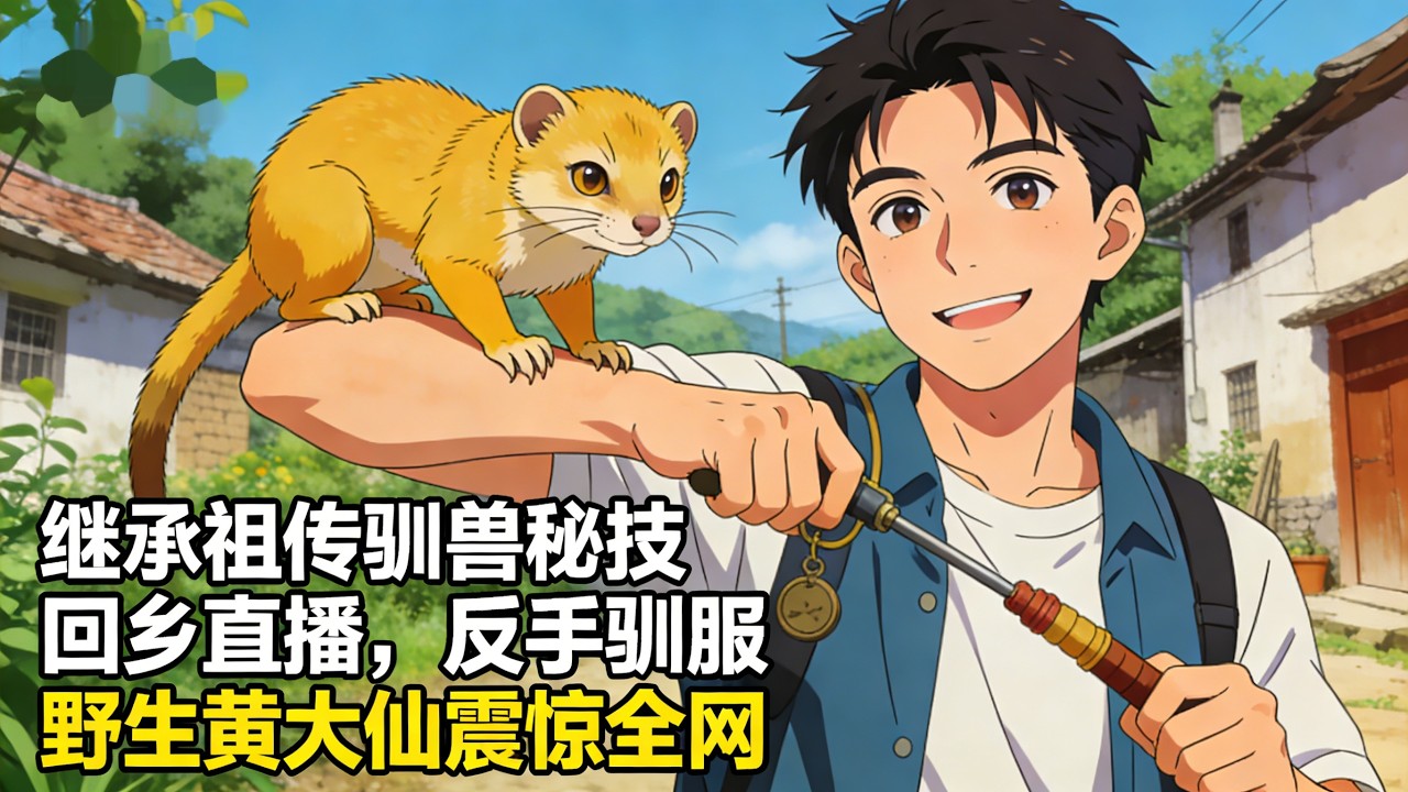 继承祖传驯兽秘技回乡直播，反手驯服野生黄大仙震惊全网。专业驯兽师嘲讽我做不到，下一秒他脸肿了#種田 #種田文 #種田小說 #年代小說 #動漫 #漫畫 #小說推薦
