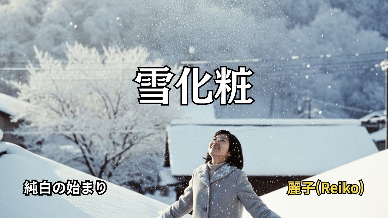 【昭和歌謡風】雪化粧｜麗子｜純白の雪、新しい始まりの歌