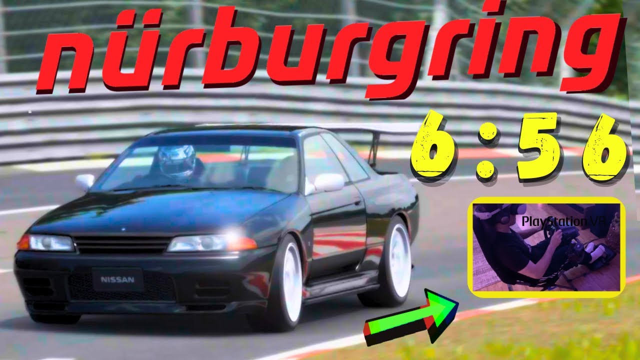 Skyline R32 GT-R | 6:56 | Nürburgring VR | Gran Turismo 7 | G923 & Shifter | PS VR2