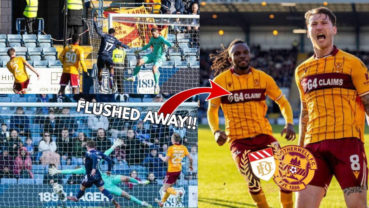 FLUSHED AWAY!! Dundee 2-1 Motherwell MATCH VLOG!!