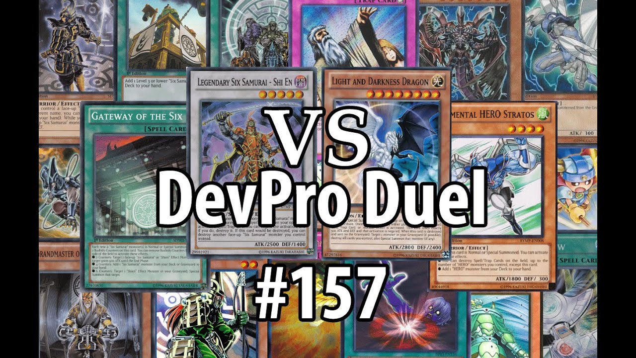 Yu-Gi-Oh! DevPro Duel #157 - Cross banlist - Destiny Raida (2007) vs. Legendary Six Samurai (2011)