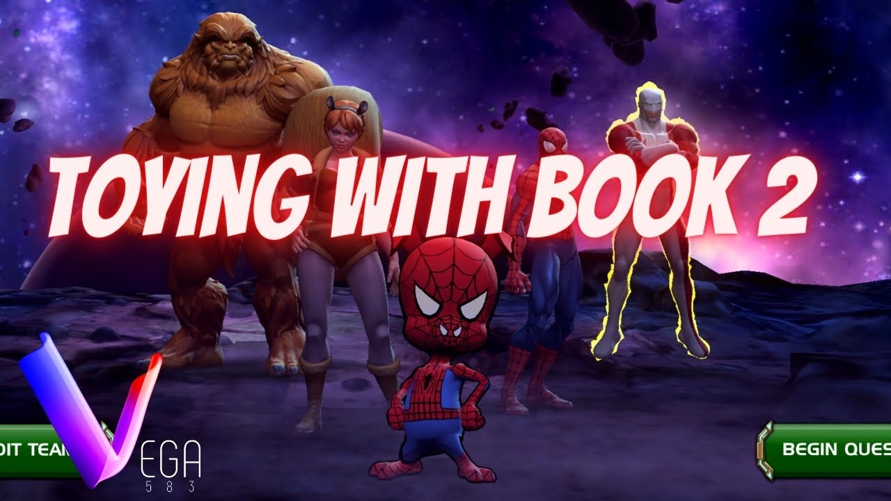 6* Spider-Ham toys with Act7.1.3 That's Gonna Sting Lane.  Book2 Spider-Pig MCoC